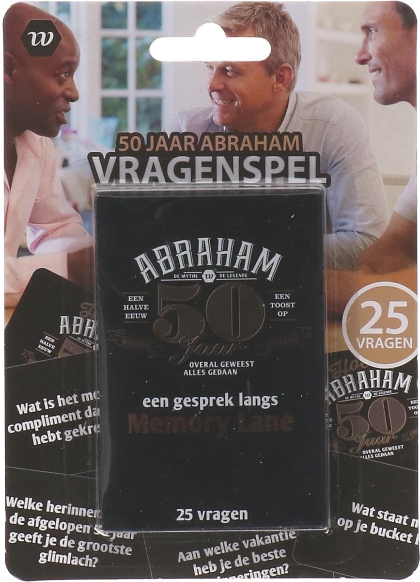 Abraham vragen spel | Verjaardag | 50 jaar | Vragenspel | 25 vragen